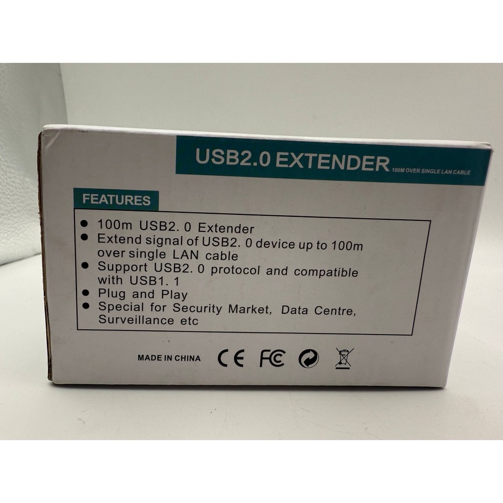 MT-VIKI USB 2.0 Extender 100M 330FT Over Single LAN Cable MT 450FT TX RX - Picture 9 of 10